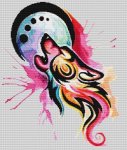 (image for) Tribal Watercolour Wolf